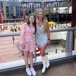 Shake It My Way Short Fringe Mini Dress